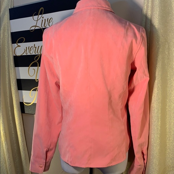 Talbots Microsuede Button-Down Small - Picture 2 of 7